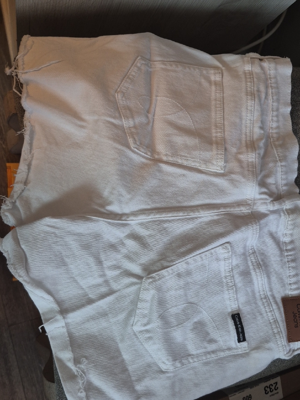 LADIES CALVIN KLEIN JEAN SHORTS